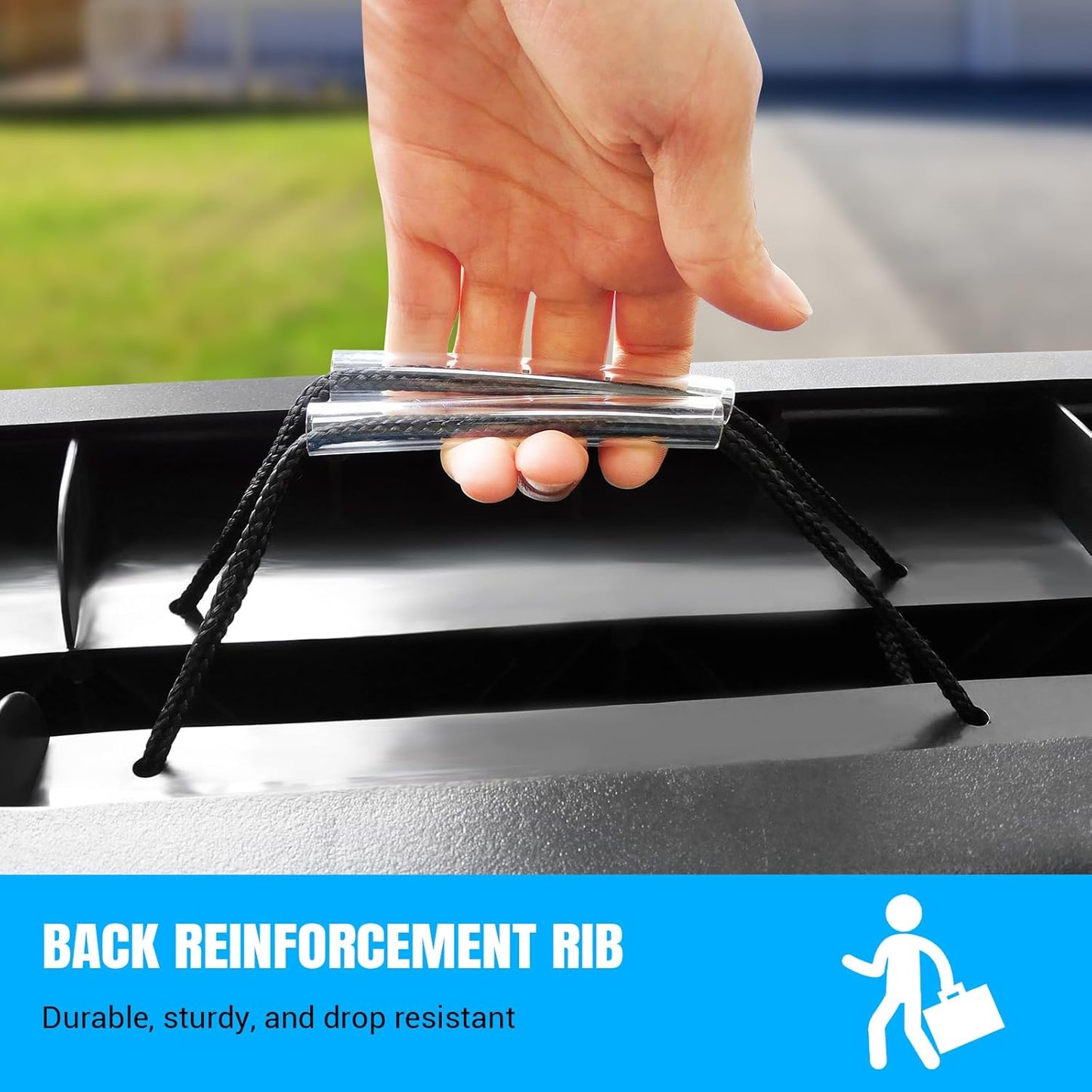 Car Dog Ramp 156cm Foldable Dog Ramps, Protable Stairs for Large Dogs Into a Car, SUV & Truck, Folding Pet Ramp Stairs Up to 90KG Pet Step, Anti-Slip Pad