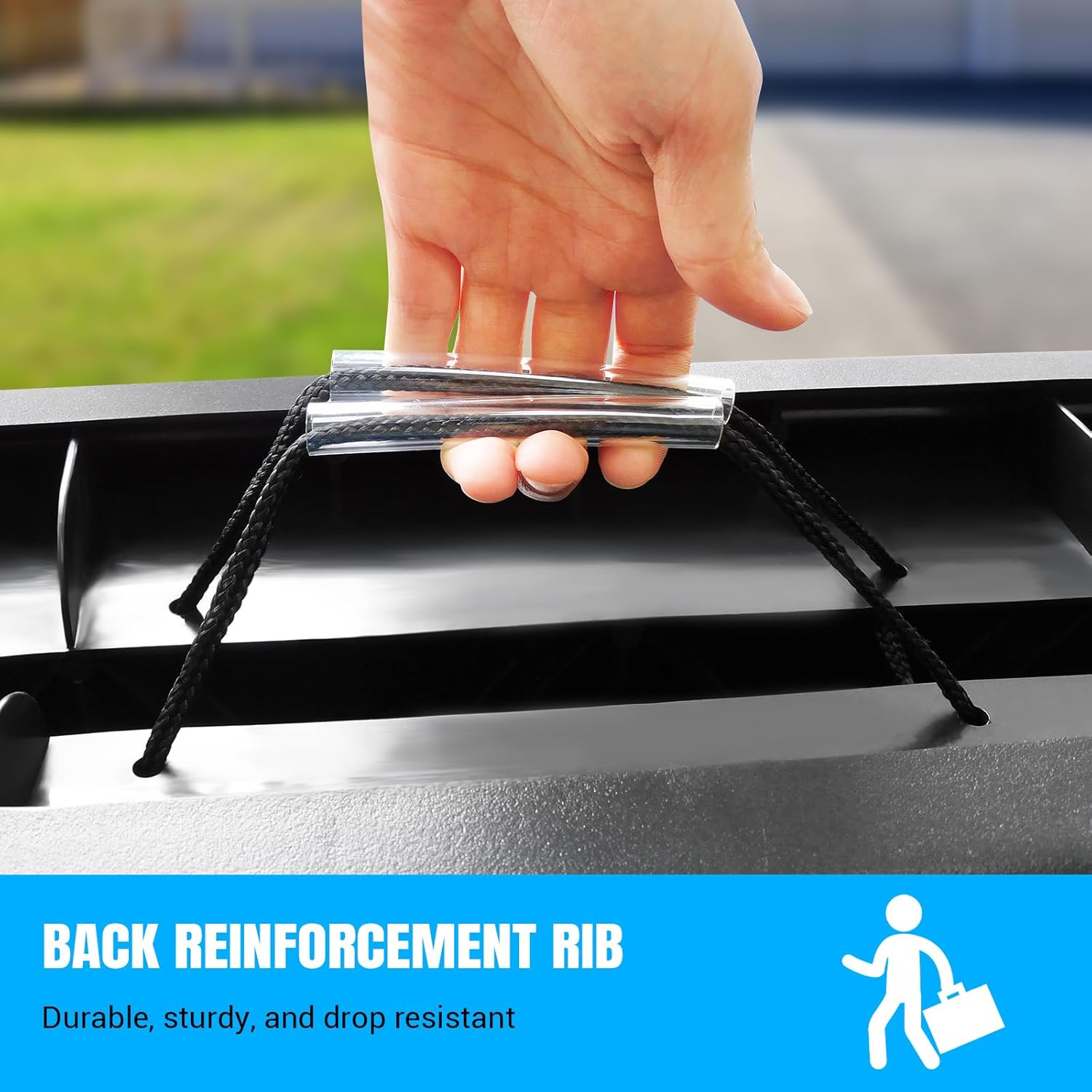 Car Dog Ramp 156cm Foldable Dog Ramps, Protable Stairs for Large Dogs Into a Car, SUV & Truck, Folding Pet Ramp Stairs Up to 90KG Pet Step, Anti-Slip Pad